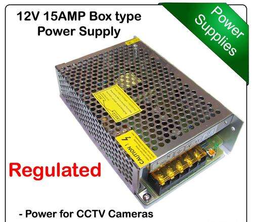 CCTV POWER SUPPLY 12V DC 15AMP BOX 15A SECURITY CAMERA REPLACEMENT