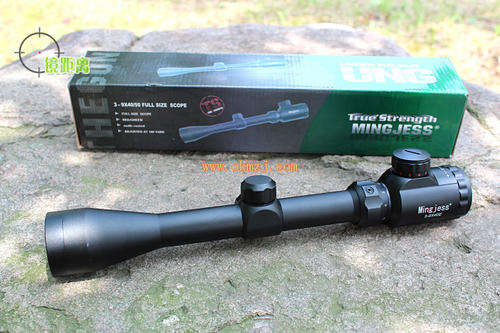 MINGJESS 3-9x40EG RED & GREEN illuminated Rifle Scope. HUNTERS SPECIAL