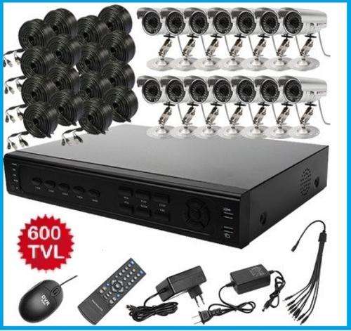 COMPLETE 16CH CCTV SYSTEM : EXTENDED WARRANTY + 600TVL CAMERA's + FREE POWER BOX + FREE GIFT (R11800