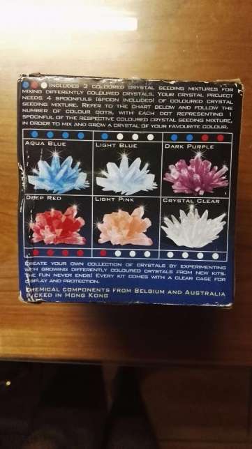 Crystal Growing Set For Sale!! Brand New!! Grow Your Own Crystals!!  EXTREMELY RARE!!