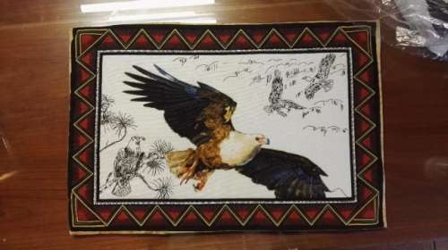 Brand New (Soft) Bird Themed Place Mats Up For Grabs! BID FOR Set of 8! UNIQUE! ONE OF A KIND!