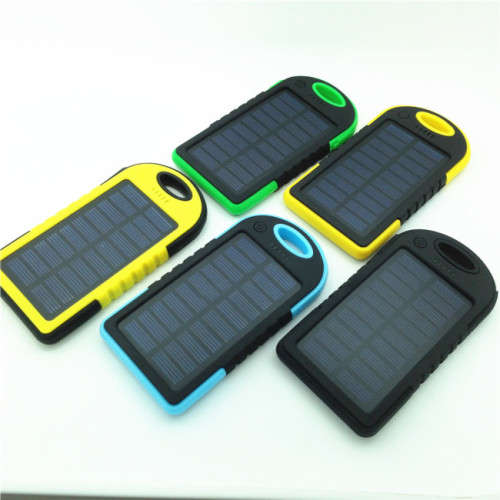 5000mAh Portable Waterproof Solar Charger Dual USB External Battery Power Bank BRAND NEW!!