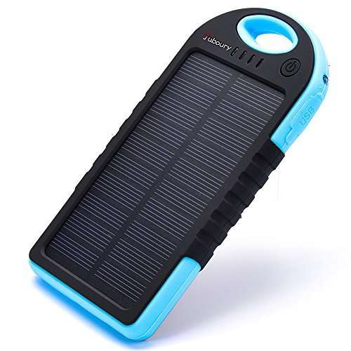 5000mAh Portable Waterproof Solar Charger Dual USB External Battery Power Bank BRAND NEW!!