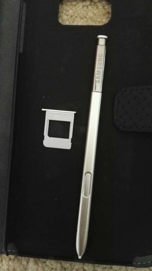 Samsung Galaxy Note 5 Stylus Touch Pen For Sale! Perfect Working Condition! Free Cover & Sim Holder