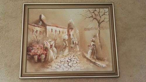 Boris Chezar Original Painting Up For Grabs!! Suburb Condition!! Magnificent!! (Landscape Layout)