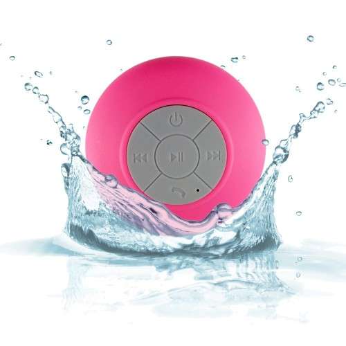 Brand New Bluetooth Waterproof (Shower) Speaker For Sale!! Extremely Good Price!! Local Stock (Pink)