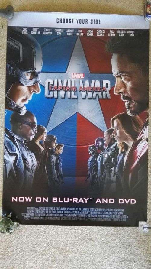 Captain America / Star Wars / Batman V Superman / X-Men Poster (NEW)!! PERFECT XMAS GIFTS :)