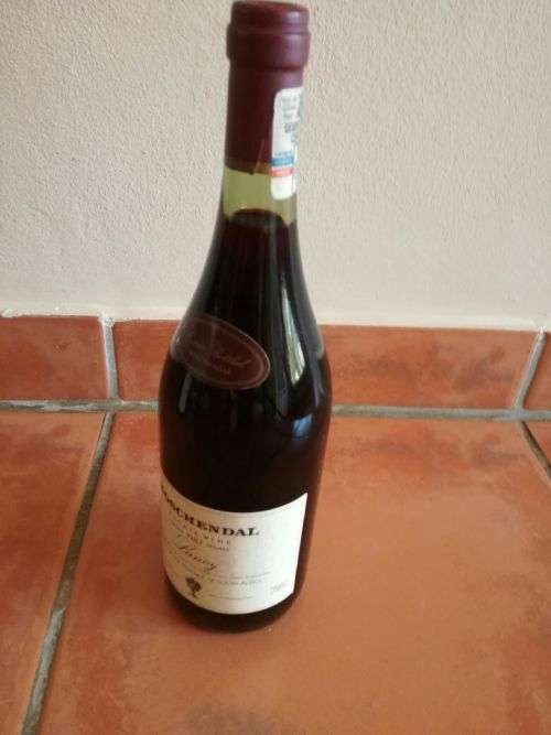 Collectors Wine + Wine Holder!! ALMOST 30 YEARS OLD!! Boschendal Estate Wine Vintage 1987 - Lancy