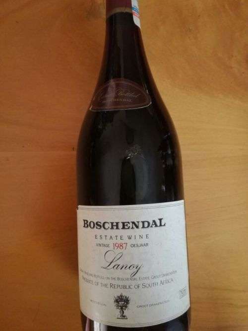 Collectors Wine!! ALMOST 30 YEARS OLD!! Boschendal Estate Wine Vintage 1987 - Lanoy