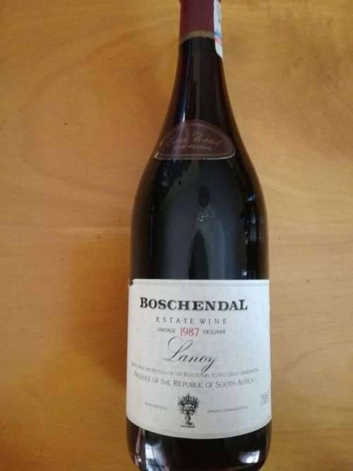 Collectors Wine!! ALMOST 30 YEARS OLD!! Boschendal Estate Wine Vintage 1987 - Lanoy