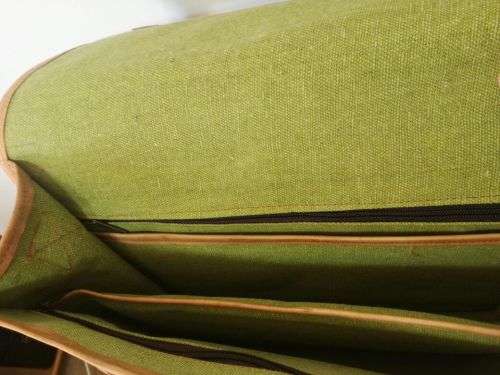 BRAND NEW Light Brown Genuine Leather Laptop / Carry / Messenger Bag - Great Price!!