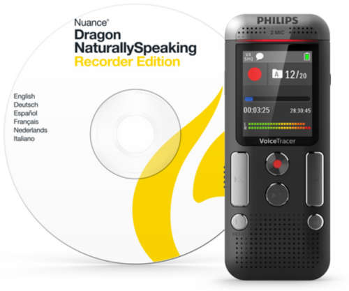 WOW***Philips Digital Voice Recorder DVT2710 with Dragon Software***Practically New**R1 START!!!