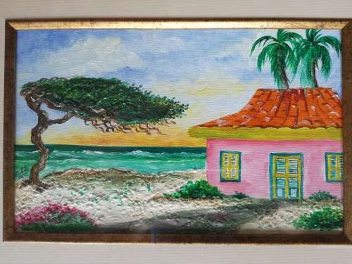 The Wind-Tree By Stella - Original South African Artwork Capturing Cape Culture (Bo Kaap) Unique