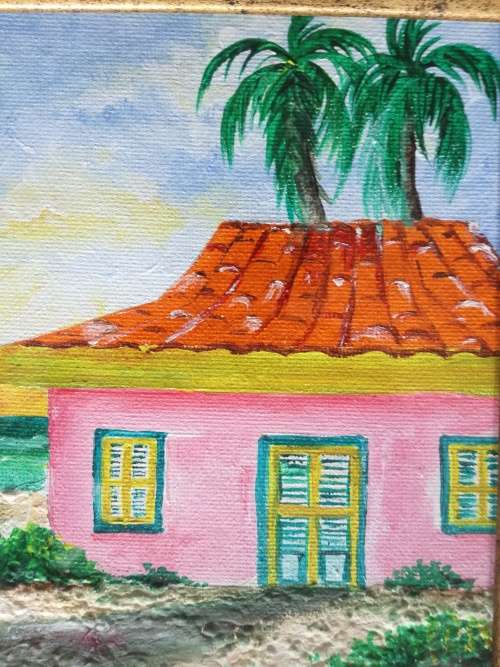 The Wind-Tree By Stella - Original South African Artwork Capturing Cape Culture (Bo Kaap) Unique