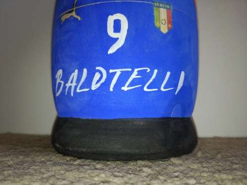 Italia Pushkin Type Dolls - Soccer Players On Wooden Holders - One In The Other - Pushkin Dolls Art