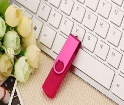 Brand New Flash Memory Drive (Pen Drive) 256GB Colour ROSE / PURPLE With USB and Micro USB Side