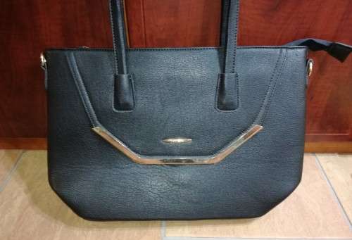 Black Leather PU Handbag Brand New - Very Sturdy Design (Designed For Durability) - 1 Piece