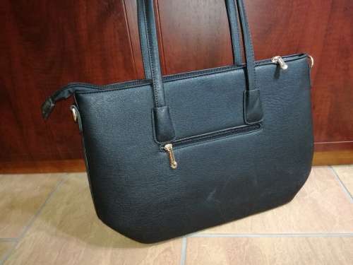 Black Leather PU Handbag Brand New - Very Sturdy Design (Designed For Durability) - 1 Piece
