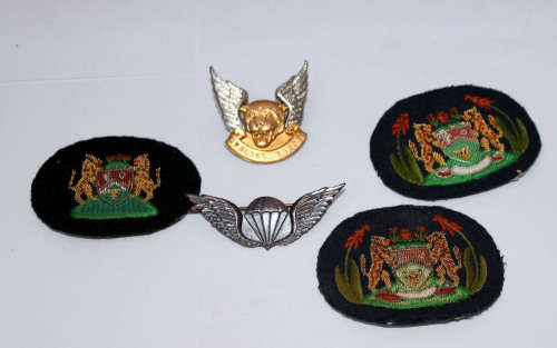 Very Rare! Transkei Special Forces NUMBERED wings with extras