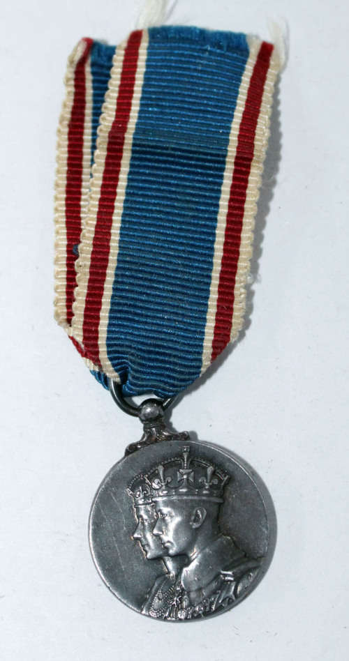 George VI coronation 1937 medal miniature