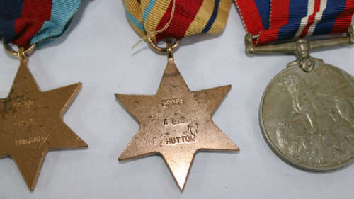 Complete WW2 medal group -Transvaal Scottish