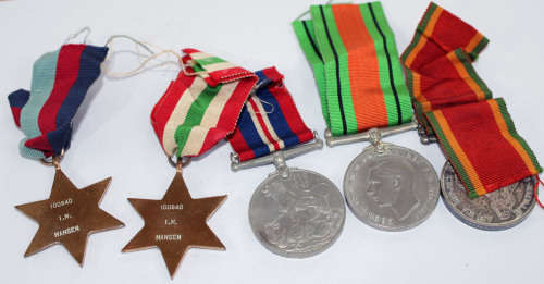 WW2 medal group (one replacement medal)- SAAF