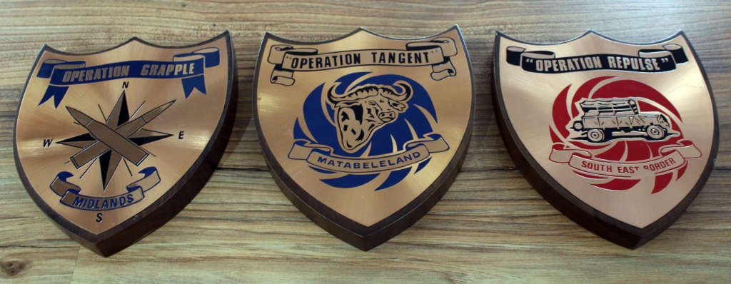 3x Rhodesian Plaques