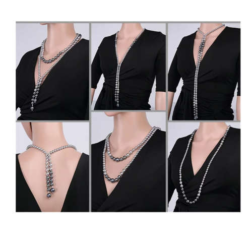 Long Shell Beads Necklace