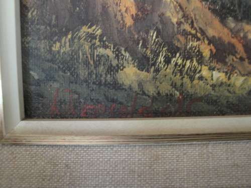 ORIGINAL OIL PAINTING BY WELL KNOWN SOUTH AFRICAN ARTIST LOUISE REPSOLD