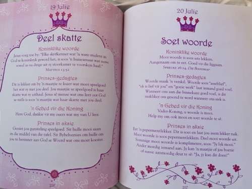 My prinses dagboek - 365 dagstukkies - almost new condition