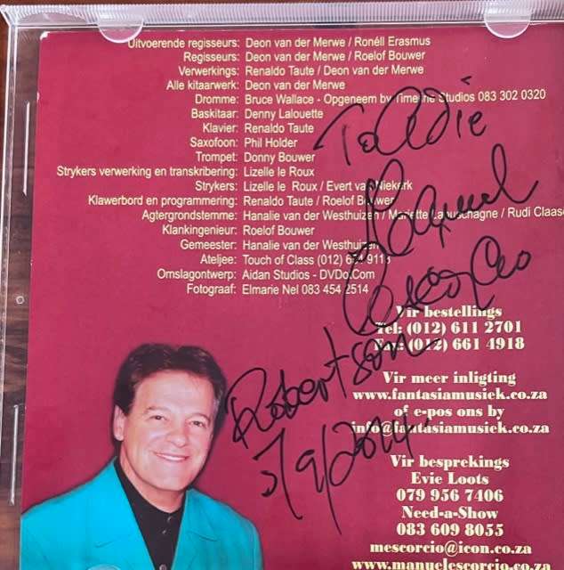 (Autographed) Manuel Escorcio sing Gert Potgieter & Ge Korsten (2DC)