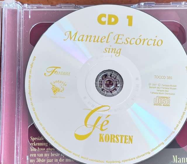 (Autographed) Manuel Escorcio sing Gert Potgieter & Ge Korsten (2DC)