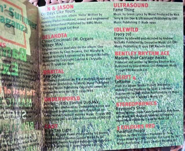 (CD) Bangin Summer Extravaganza (1999, UK) SELECT2204