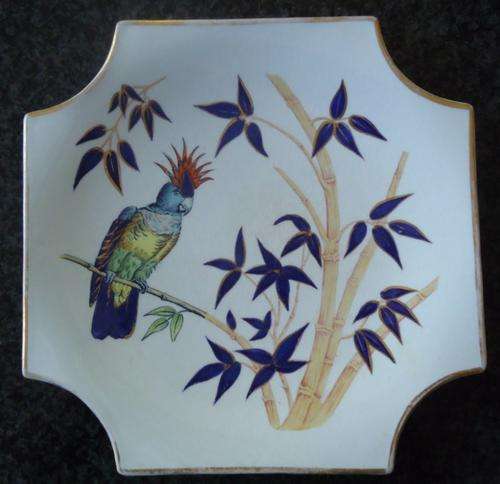 RARE ENAMEL PORCELAIN PLATE