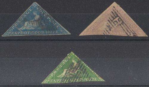 3 x fine to VFU COGH triangles selection on card