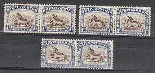 MM and UM, 3 x 1S Union pairs.