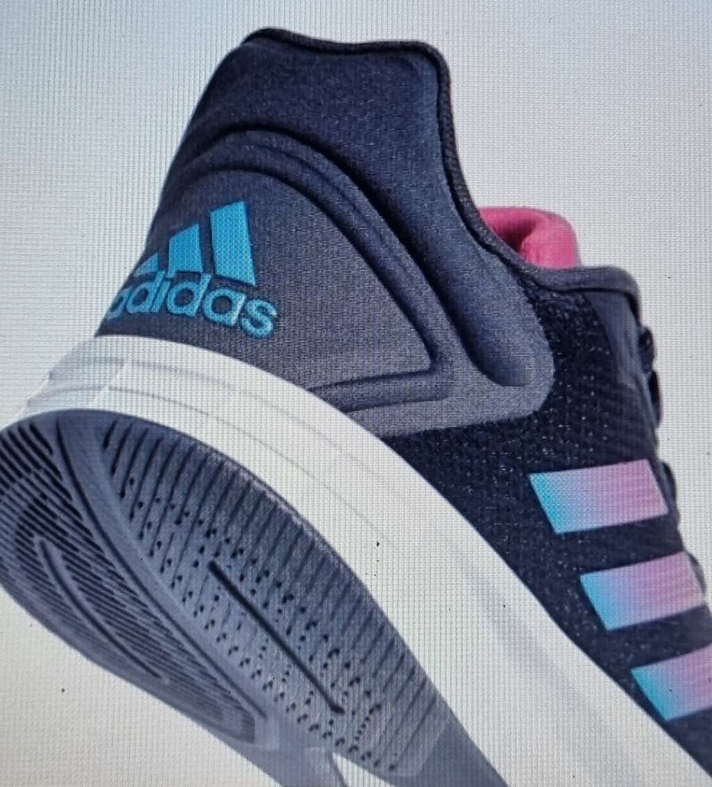 adidas Women`s DURAMO 10 Core Black/ Pulse Blue/ Team Real Magenta GW4113 Size UK 5 (SA 5)