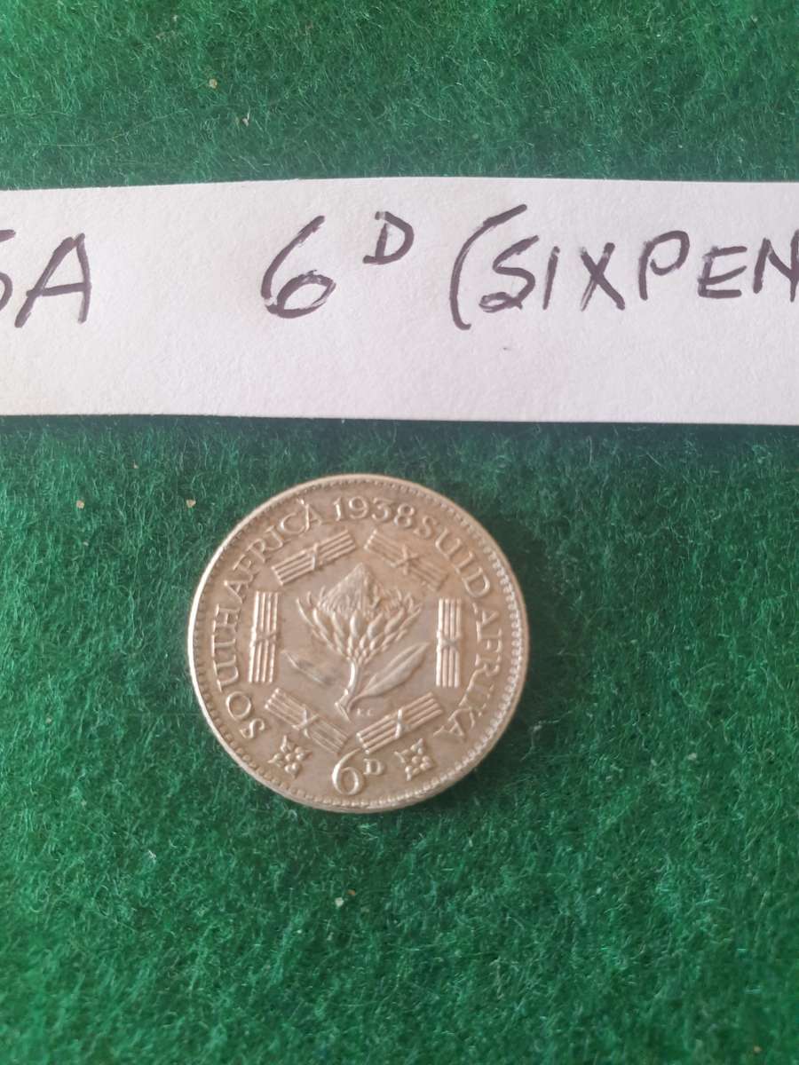 7 x Old South African coins