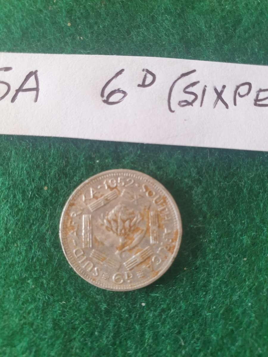 7 x Old South African coins