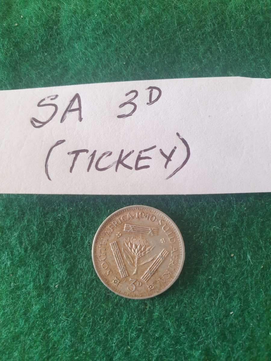 7 x Old South African coins