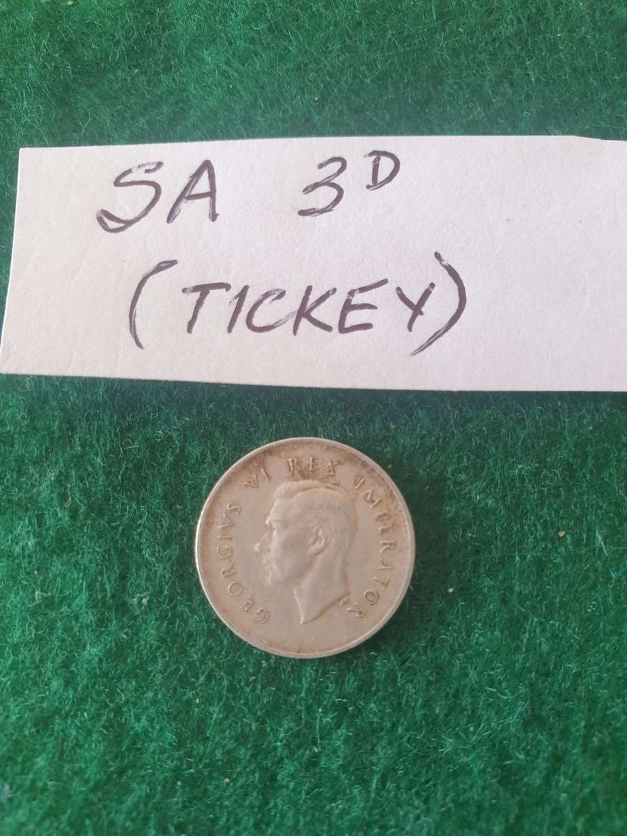 7 x Old South African coins