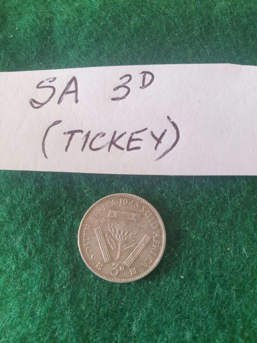 7 x Old South African coins