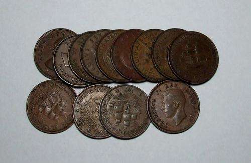 13 x Union 1/2 Penny !!R1 NO RESERVE!!