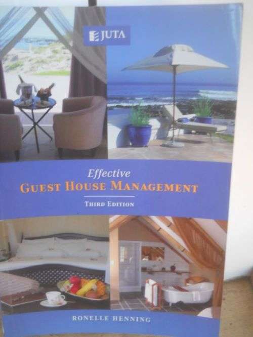 EFFECTIVE  GUEST HOUSE MANAGEMENT(THIRD EDITION)--RONELLE HENNING