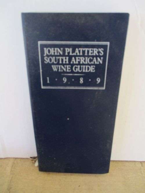 JOHN PLATTER'S SOUTH AFRICAN WINE GUIDE 1989
