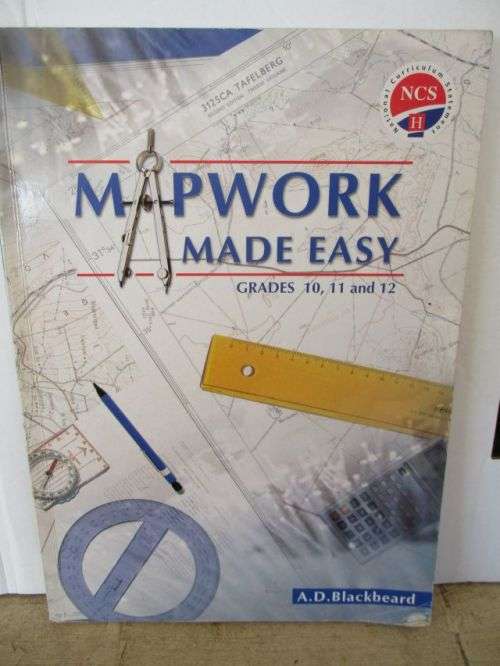 MAPWORK MADE EASY GRADES 10,11 AND 12--A.D.BLACKBEARD