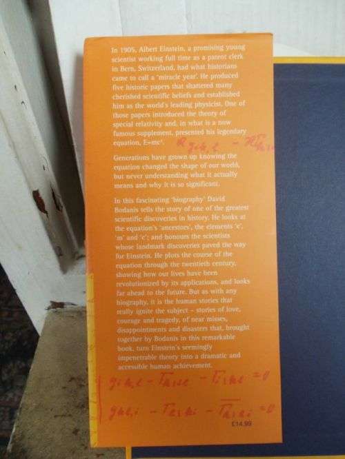 EMC2,A BIOGRAPHY OF THE WORLD`S MOST FAMOUS EQUATION--DAVID BODANIS