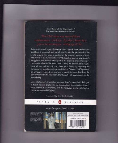 HEDDA GABLER AND OTHER PLAYS---HENDRIK IBSEN