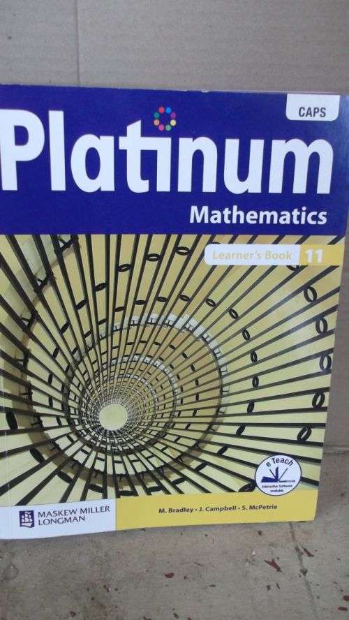 PLATINUM;MATHEMATICS;LEARNER'S BOOK;GRADE 11 (CAPS)