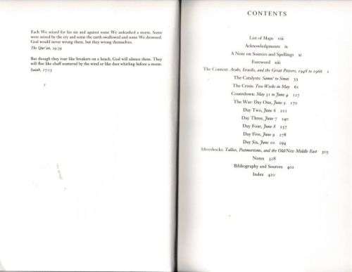 SIX DAYS OF WAR---MICHAEL B.OREN